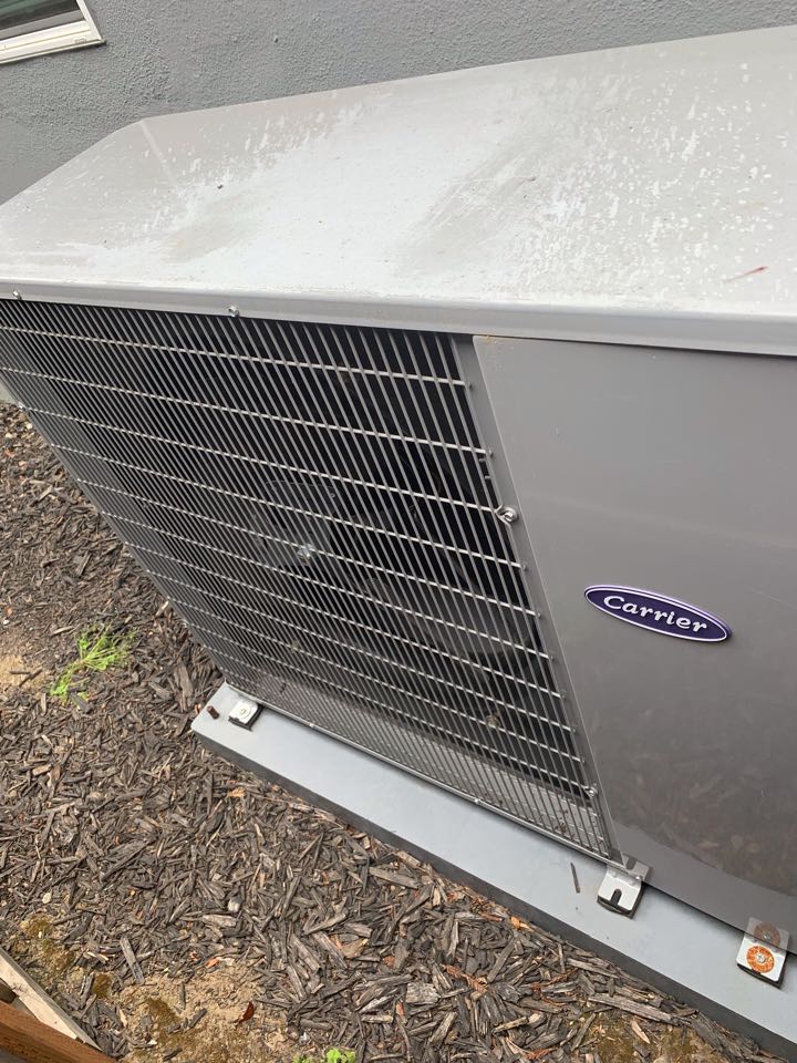 In San Carlos performing an a/c maintenance and furnace safety check for the Davis residence. There heating and cooling is well maintained with our preventative maintenance service!