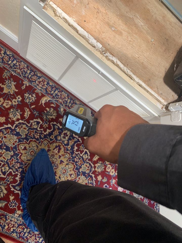 In Fremont, California this afternoon performing a a/c maintenance for the Schaefer residence. There 3 year old system was scheduled for a preventative maintenance today!