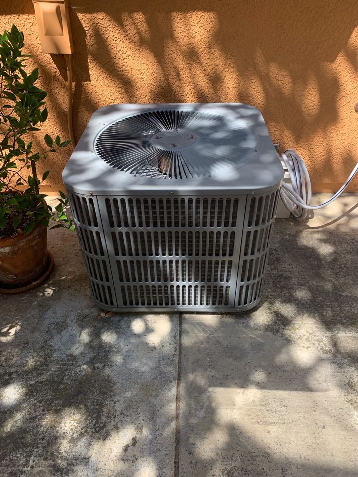 In Fremont, California this afternoon performing a a/c maintenance and furnace safety check for the Polinsky residence. There system is ready to go for both heat and cooling season!
