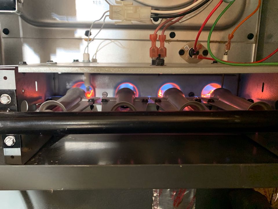 Performed a routine maintenance check on the furnace today here in concord ca