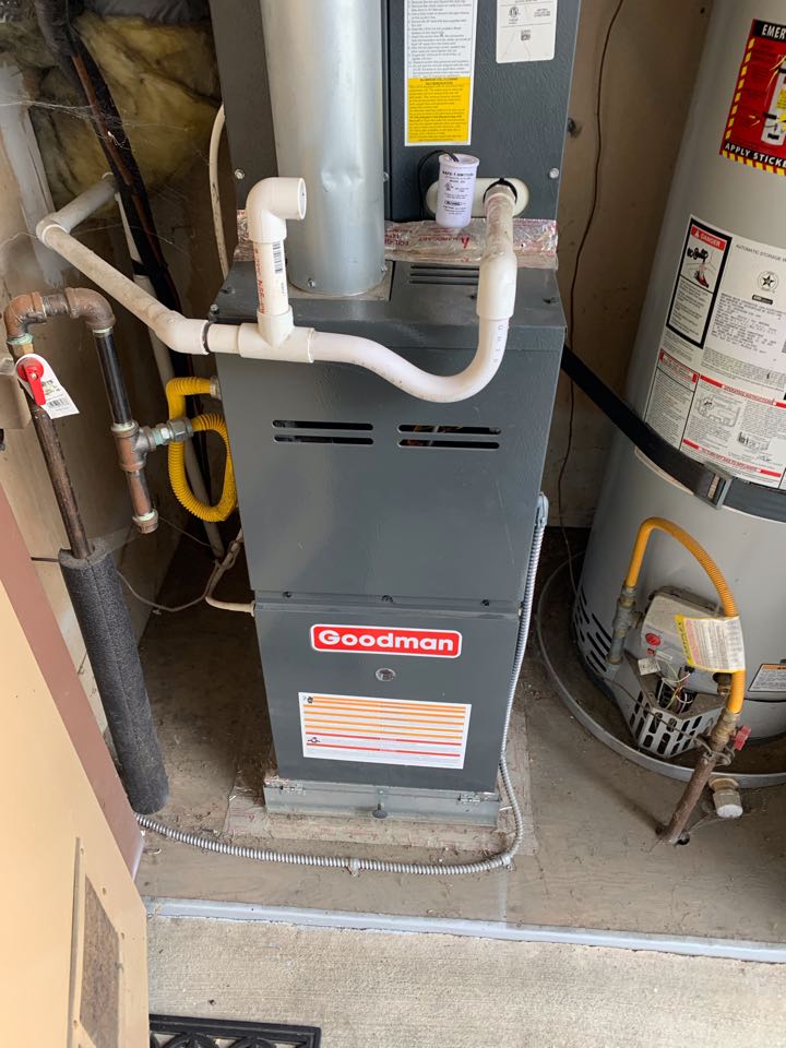 Routine maintenance of furnace here in Benicia ca