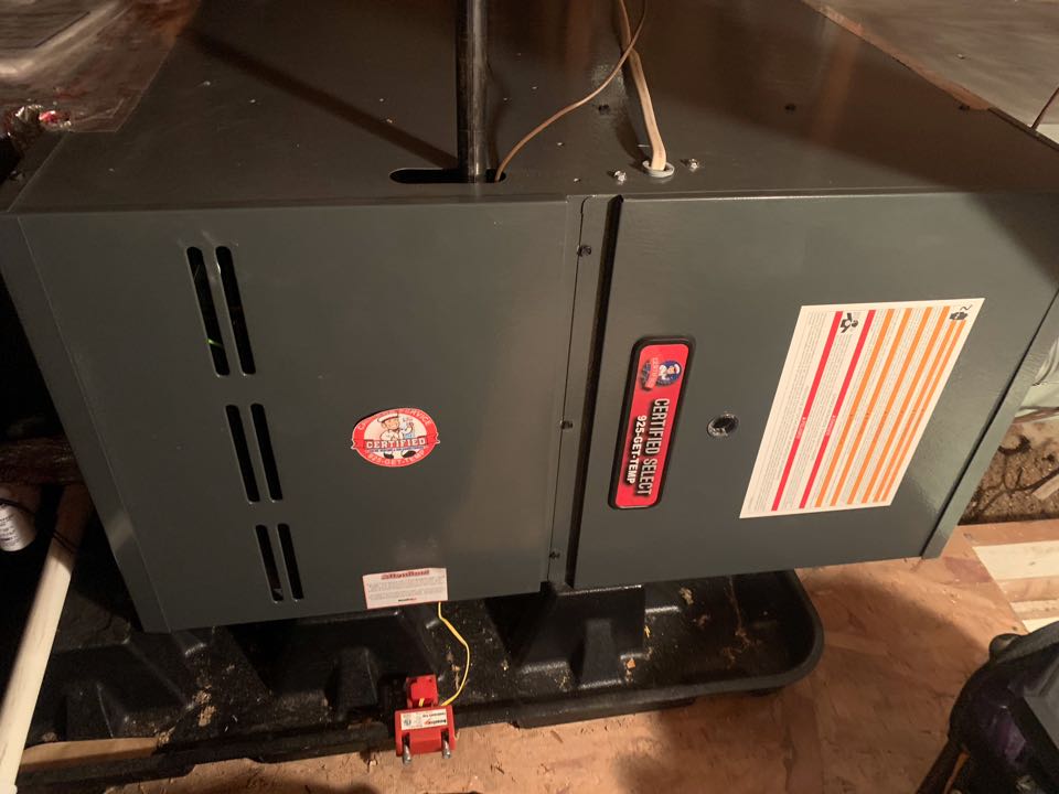 In Vallejo, California this afternoon performing a furnace maintenance for the Ma residence. 