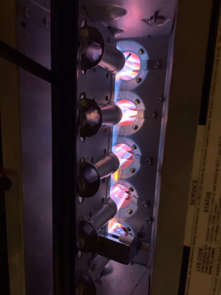 Routine maintenance on furnace here in el Cerrito ca