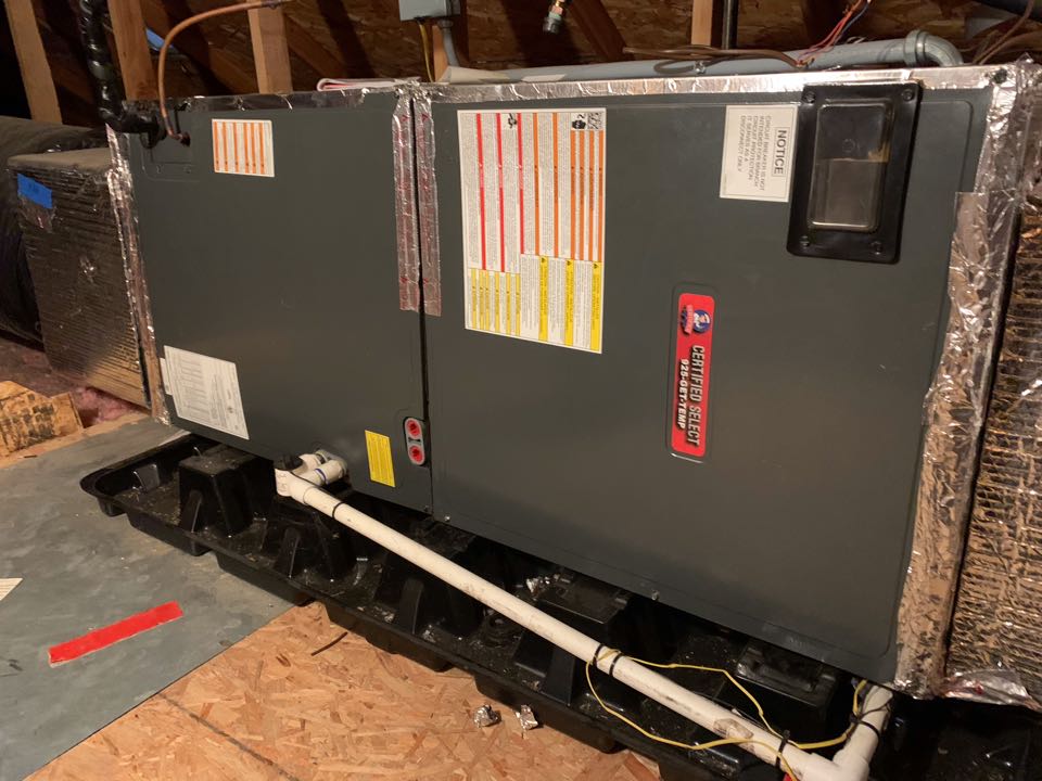 In Brentwood, California this afternoon performing a furnace maintenance for the Bravo residence. 
