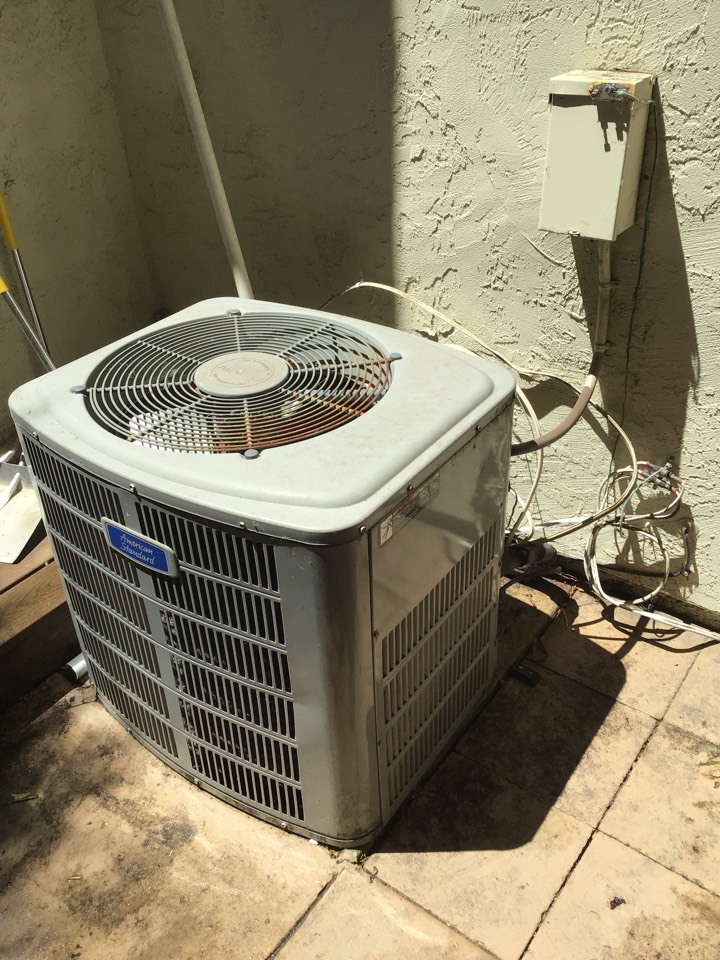 Martinez, CA - Performed diagnostic on air conditioning system not operating upon arrival. Found blower not coming on due to failed blower cap. Replaced with new and tested system, found burn mark on circuit board and blower motor over amping. Tested outdoor unit refrigerant levels ok, capacitor good, contactor has some pitting. Condenser fan motor ok but amperage on compressor is high with low load conditions. System operating upon completion, client declined further repairs at this time Martinez, CA - Performed diagnostic on air conditioning system not operating upon arrival. Found blower not coming on due to failed blower cap. Replaced with new and tested system, found burn mark on circuit board and blower motor over amping. Tested outdoor unit refrigerant levels ok, capacitor good, contactor has some pitting. Condenser fan motor ok but amperage on compressor is high with low load conditions. System operating upon completion, client declined further repairs at this time