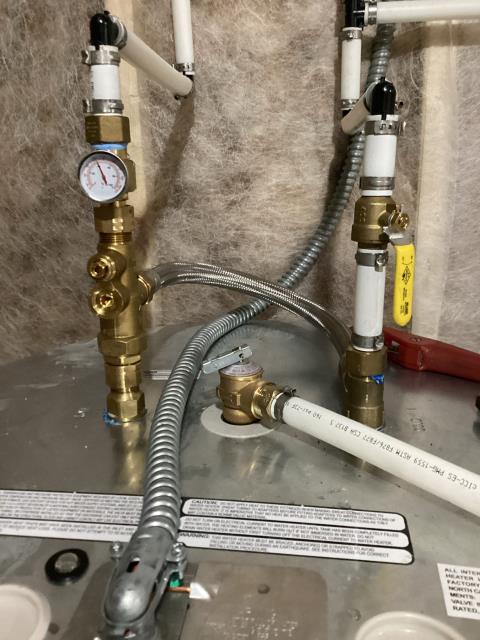 Holmen, WI - Installation of Water Heater Tank Booster Provides additional hot water output Call Maxwell White for all your plumbing needs 608-786-4004 Holmen, WI - Installation of Water Heater Tank Booster Provides additional hot water output Call Maxwell White for all your plumbing needs 608-786-4004