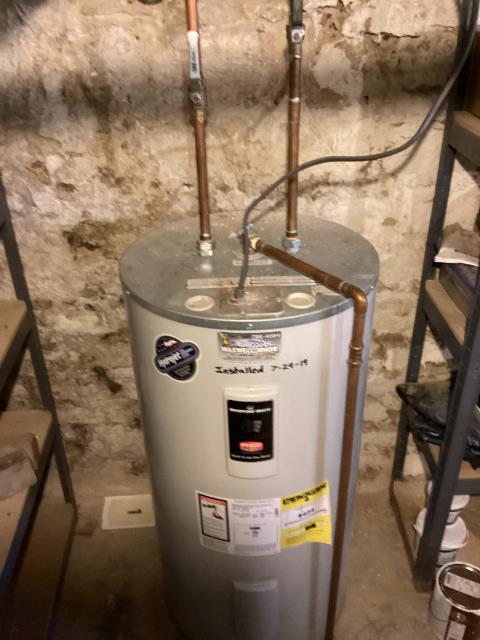 A rotten egg smell in the customers hot water was fixed by installing New Corro-protec anode rods.