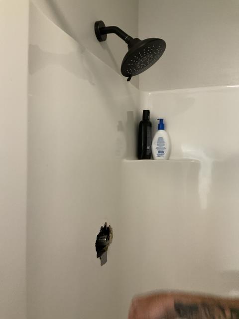 Customer needed to have his shower handle put back on as it had fallen off.  We were able to rebuild the shower handle and get it back on.  No job is too small!