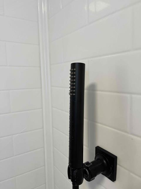 I was called to address several issues in the bathroom. The showerhead was consistently dripping, requiring a new Amcor cartridge to resolve the problem. Additionally, the handheld shower was causing paint to rub off onto the homeowner's hands, which needed immediate attention. The faucet also needed replacement due to wear and tear. Fortunately, all the necessary parts—the Amcor cartridge, the handheld shower, and the faucet—are covered under warranty from Moen and are expected to arrive in about a week. Once the parts are available, I will contact the homeowner to schedule a follow-up visit for the installation.