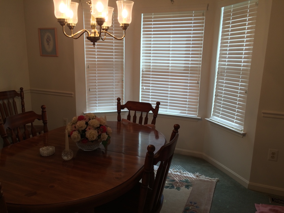 White Wood Blinds in Prince Frederick, MD. White Wood Blinds in Prince Frederick, MD.