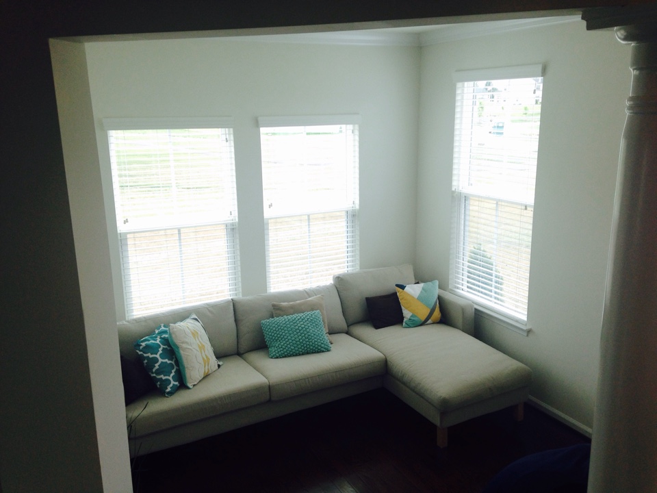 Wood blinds for a customer in Eldersburg, MD.