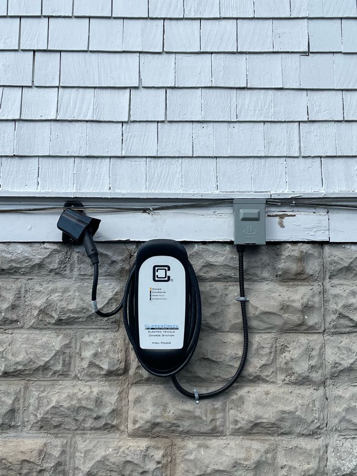 Installed new electrical circuit for electric water heater. Installed and mounted electrical car charger in linthicum 