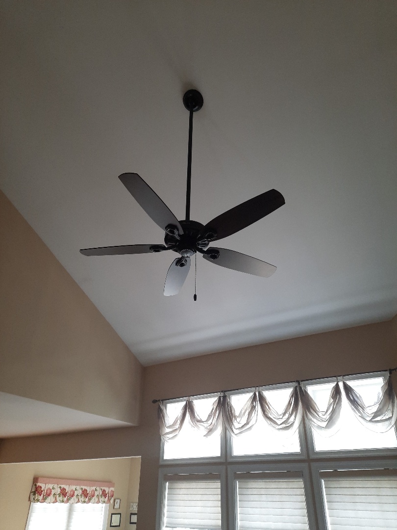 Fan swapped out in high ceiling.
Cape St. Claire, MD