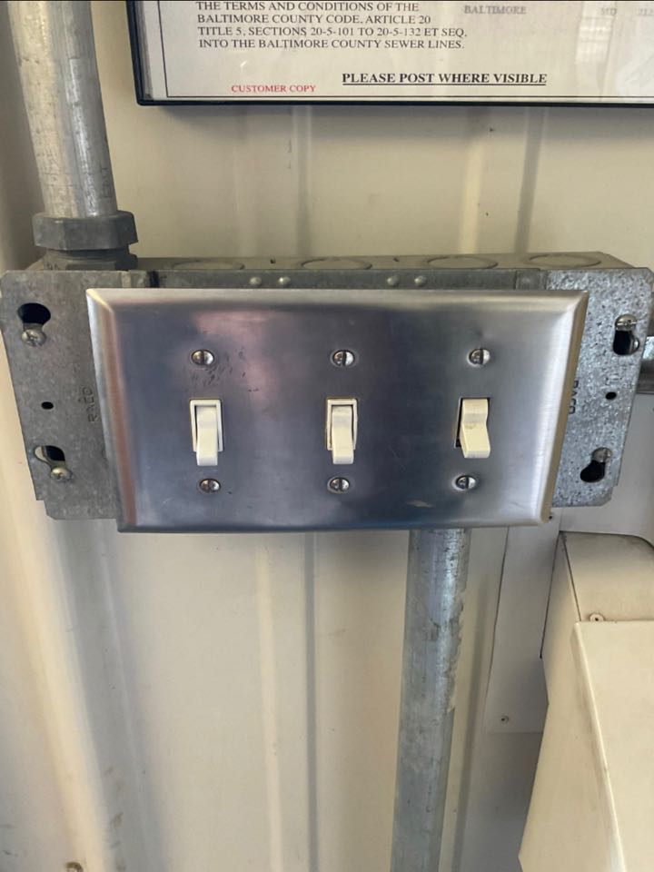 Changed 3 way switch for lighting circuit in landsdown Maryland!