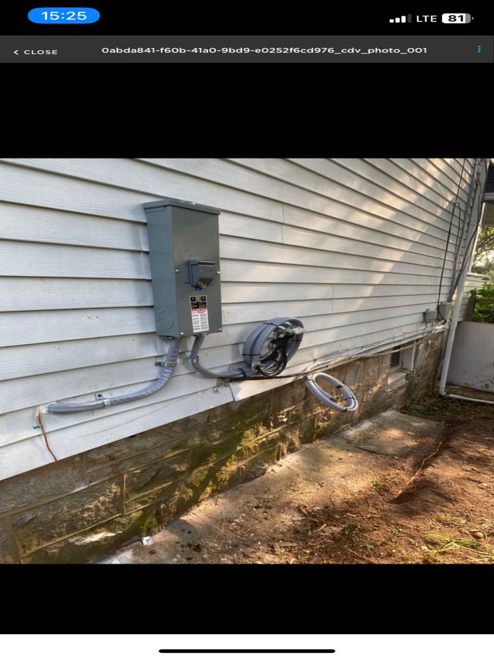 Installed 200A service wire and 200A CH panel box in Halethorpe, MD