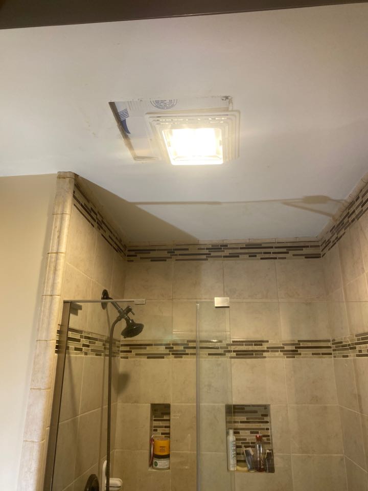 Installed vanity light and exhaust fan/light in Lutherville-Timonium,MD