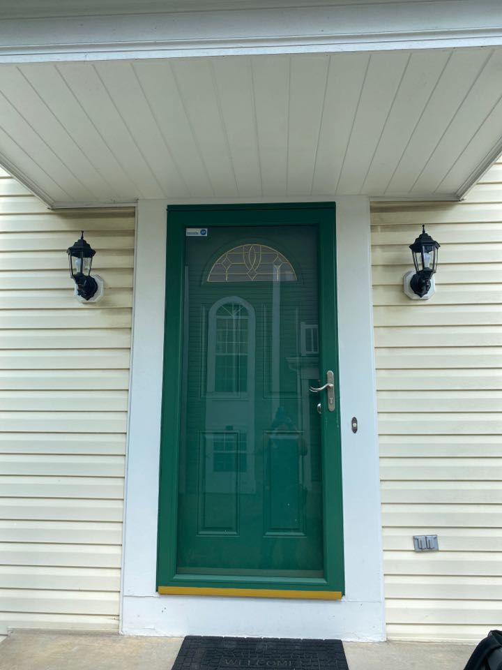 Replaced two sconces in Windsor Mill,MD