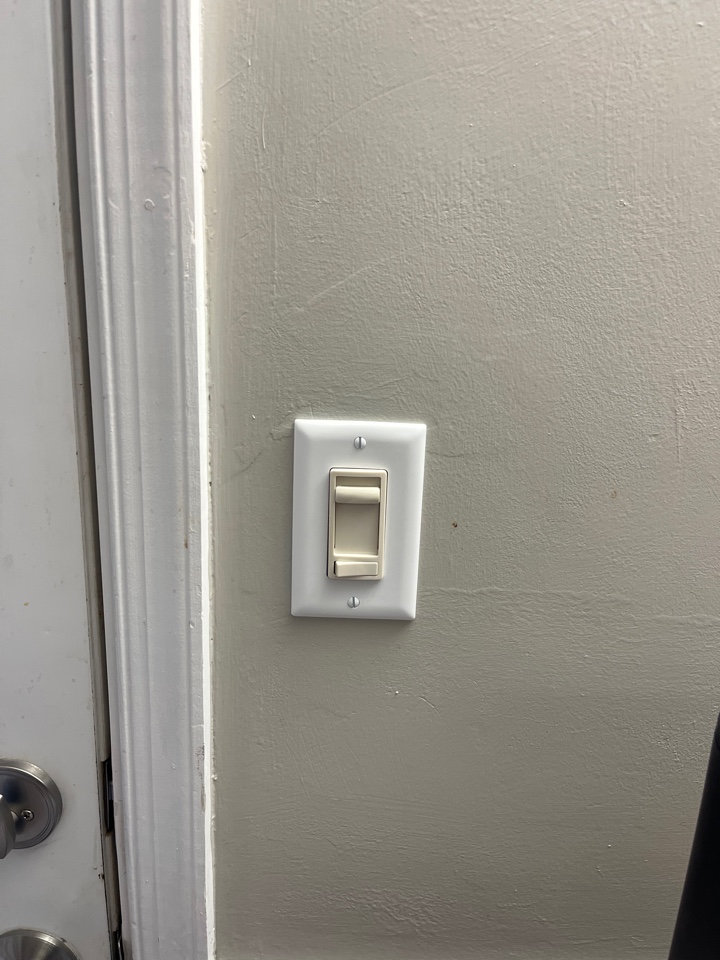 Replaced a bad dimmer with a  brand new dimmer! In Arnold,Maryland!