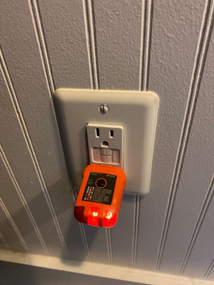Replaced GFCI outlet and dual function breaker in Gambrills,MD