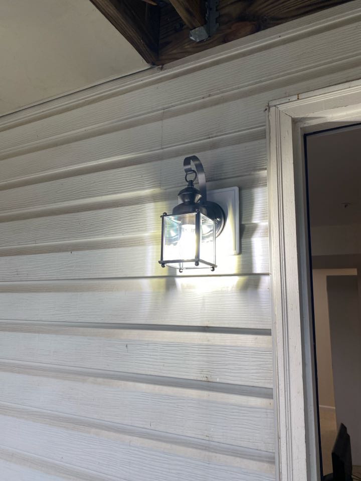 Installed customer supplied lights and replaced duplex receptacles in Chestnut Hill Cove, MD Installed customer supplied lights and replaced duplex receptacles in Chestnut Hill Cove, MD