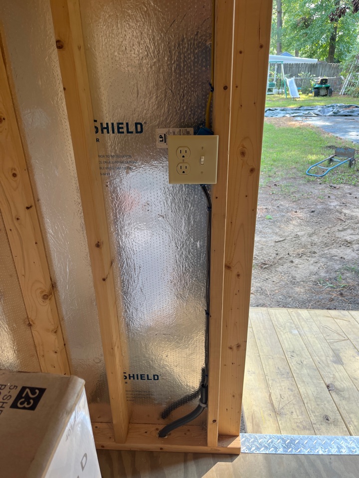 Trenched and installed 20amp circuit for a shed In Salisbury, Maryland!