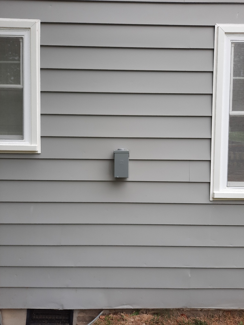 Installed disconnect on new circuit awaiting car charger.
Galesville, MD