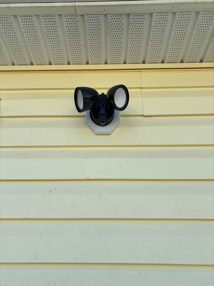 Installed new dusk to dawn flood light in Baltimore, MD.