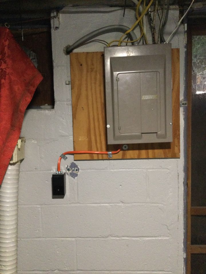 Ran new 30 Amp dedicated dryer circuit in Baltimore, MD