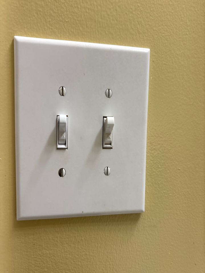 Installed a new switch and performed a diagnostic to restore power to bathroom lights in Crofton, MD.