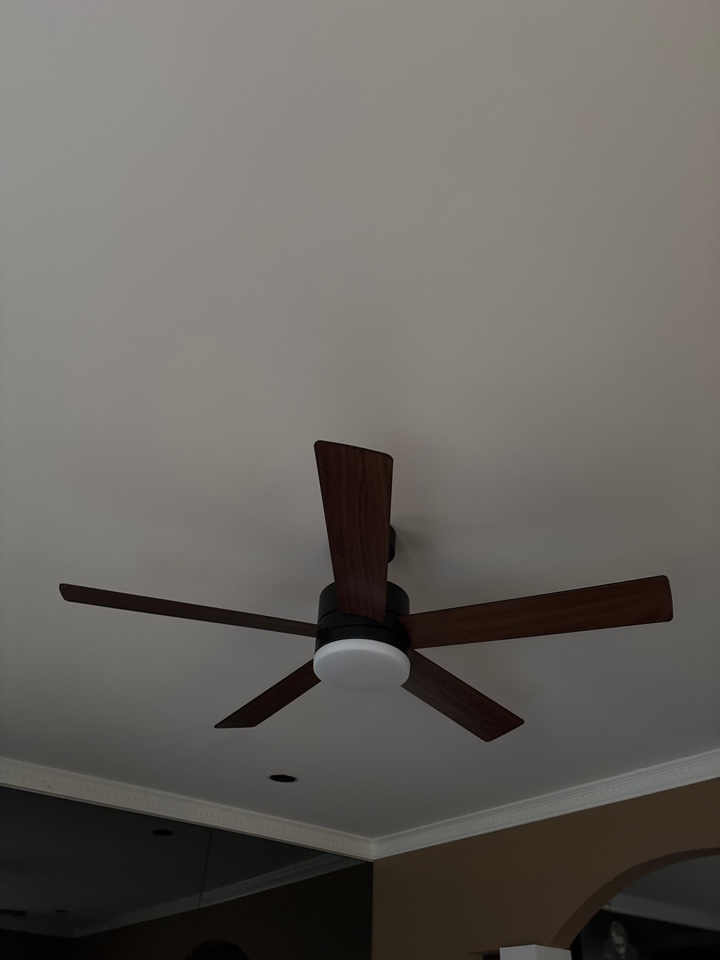 Installed new ceiling fan in Owning’s mills, MD.