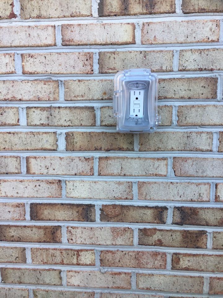 Installed bathroom fan and GFCI outlet in Severn, MD