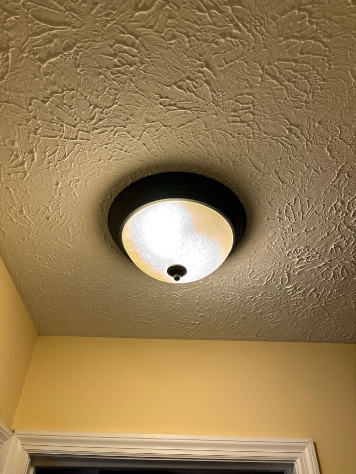 Fixed wiring and restored power to light fixture in Columbia, MD.