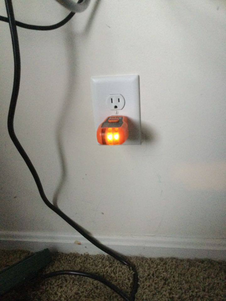 Performed diagnostic and installed duplex receptacles in Nottingham, MD