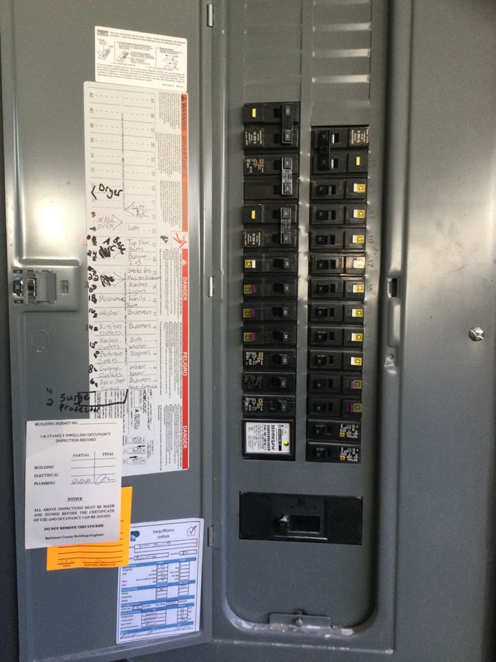 Installed dual function breakers in Baltimore, MD
