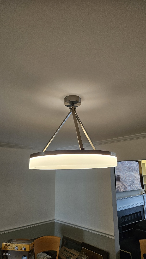 Installed a chandelier in Towson, MD