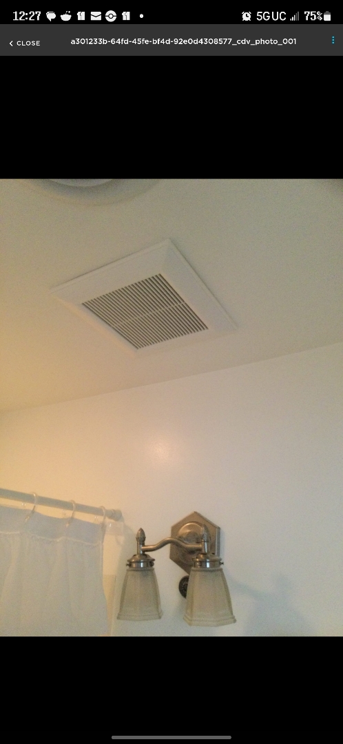 bath fan installation