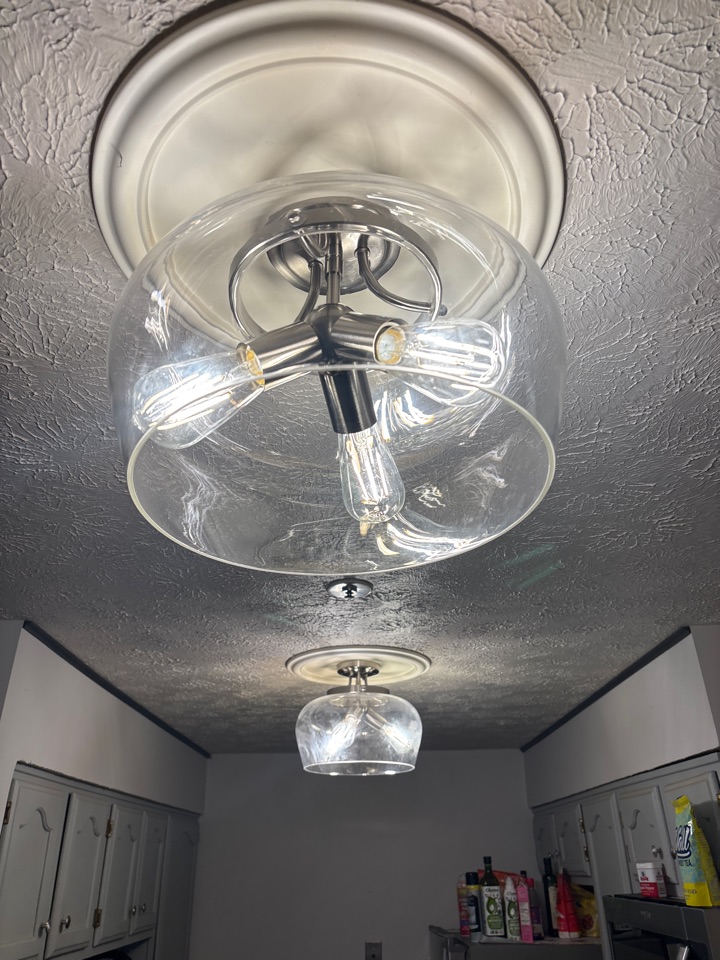 Replaced two light fixtures in Elkridge, MD.
