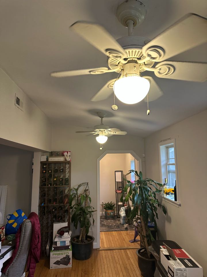 Magothy electric replaced single pole switch and restored power to ceiling fans in Severn, Md. 