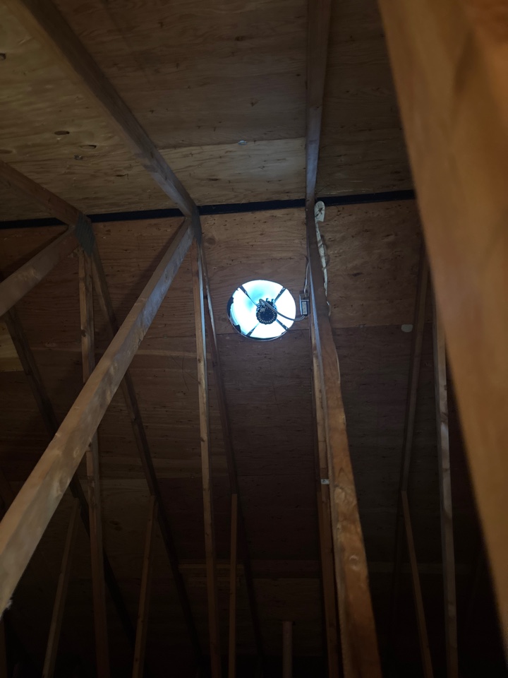 Replaced an attic fan in Ellicott City, MD.