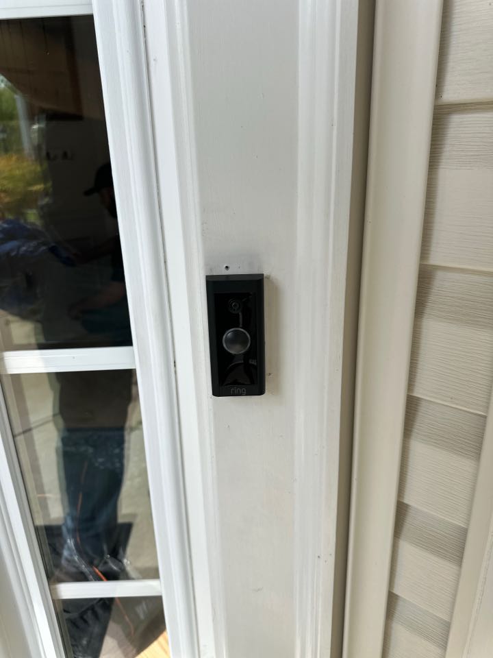 Installed a Ring Doorbell in Odenton, Md. 
