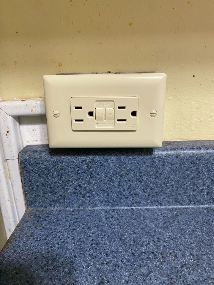 Installed GFCI receptacle in Catonsville, MD