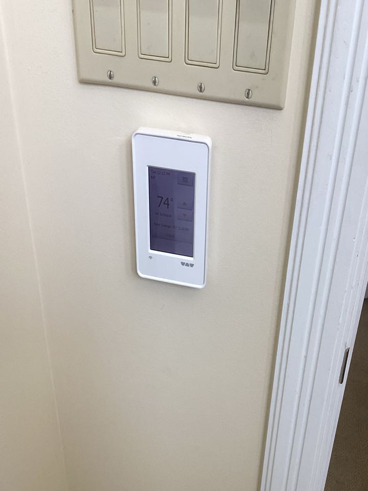 Performed a diagnostic on a bathroom floor heating in Severna Park, MD.