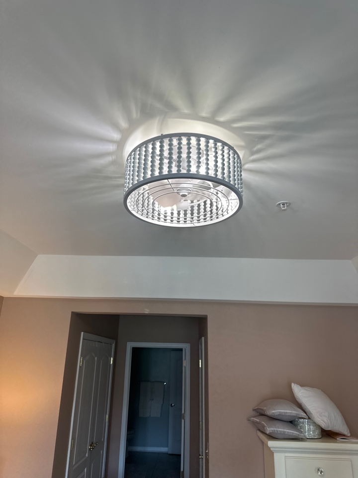 Installed ceiling fan in Odenton, Md. 