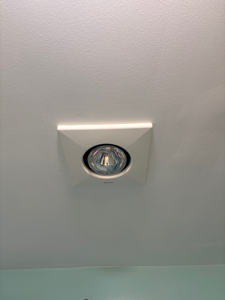 Installed a bathroom exhaust fan and heater combo in Ellicott city, MD.
