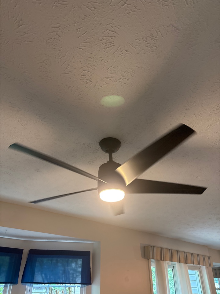 Replaced a ceiling fan in Crofton, MD.