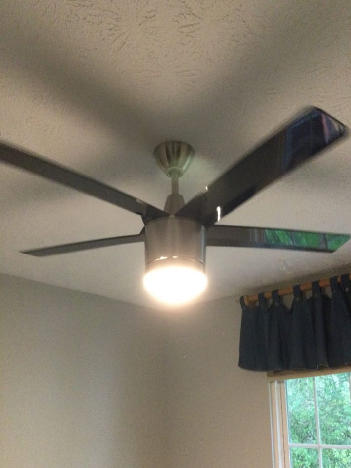 Installed a new ceiling fan in Crofton, MD.