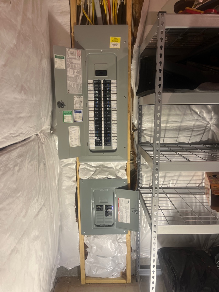 Installed new sub panel under existing panel! Edgewater, Maryland