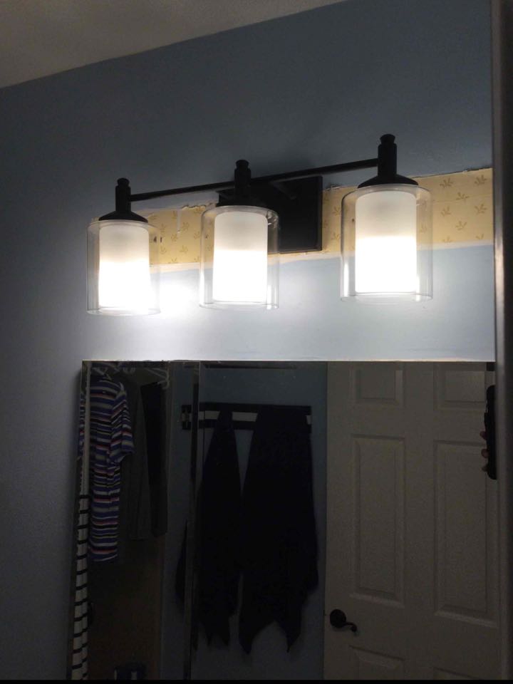 Installed light fixtures in Annapolis, Md.