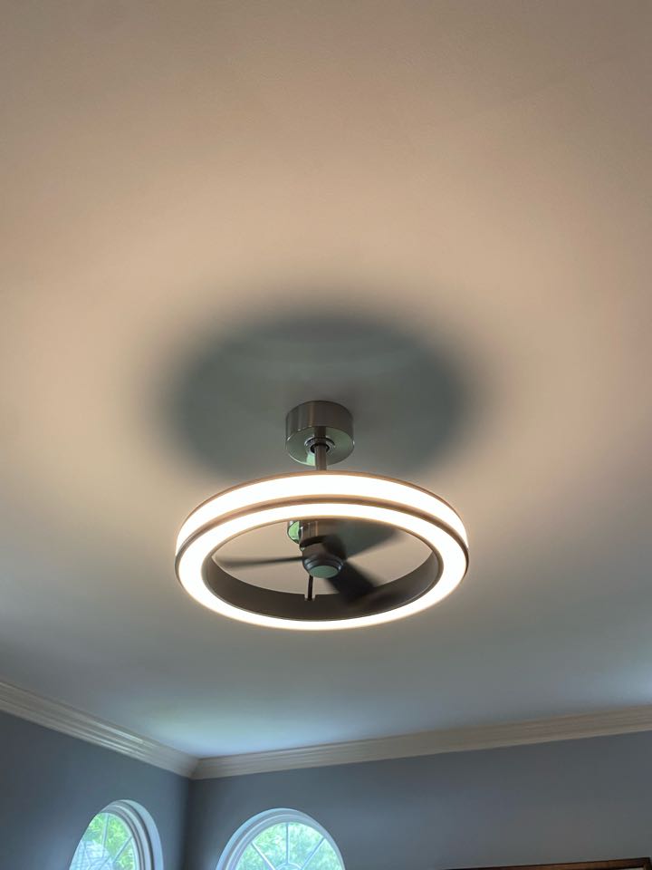 Installed customer supplied fandelier in Severn, MD