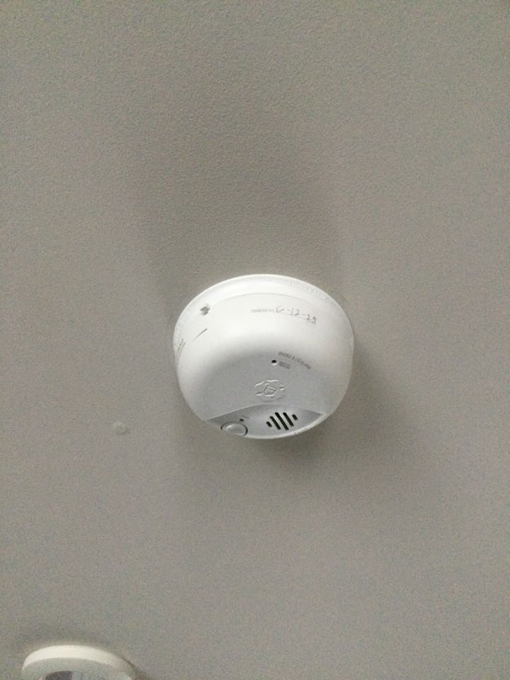 Installed smoke/ carbon monoxide detector in Brooklyn Park, Md. 